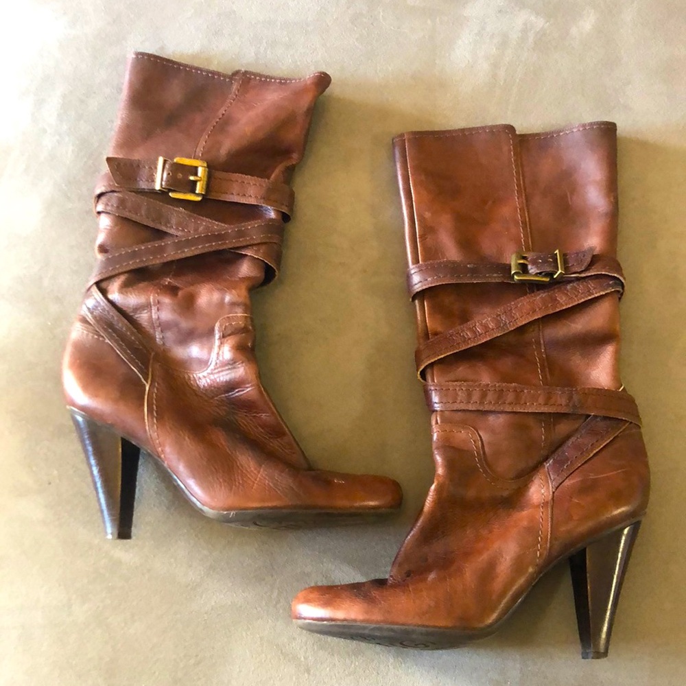 BCBGirls leather boots size 8B